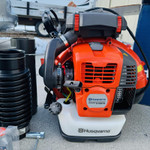 Husqvarna 570BTS 66-cc 2-cycle 972-CFM 236-MPH Gas Backpack Leaf Blower