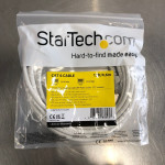 (Lot of 2) StarTech.com C6PATCH15WH 15 ft. Cat 6 White Network Cable