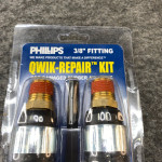 Philips QWIK-REPAIR kit, 3/8” rubber hose I.D., 3/8” fittings 12-052