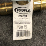 (Lot of 5) PROFLO PFX472G 1" Brass LEAD FREE PEX F1960 Ball Valve