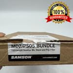 Samson MD2/PS05 Bundle Desktop Microphone Stand and Microphone Pop Filter