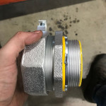 Crouse-hinds LTB300G 3" Straight Liquidtight Connector