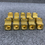 Lot Of 10 Elbow Brass 309-8-bar