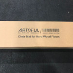 Artoful Office Chair Mat For Hardwood Floor 35x47x0.08 in (1200x900x2mm)