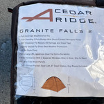 Cedar Ridge Granite Falls - 2 Person Tent - Affordable family camping
