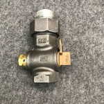 Mueller Luboseal Gas Meter 3/4” Shut-Off Valve 175 PSIG Iron Body Brass Lockwing