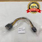 Monoprice SATA Cable (0.67 Feet - Black | SATA 15pin to 6pin PCI Express Card Power Cable