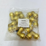 Tremax 1/2" x 1/2" Push Elbow Fittings, 10-Pack, Plumbing Coupler Connectors