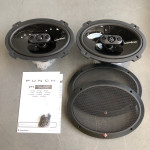 Rockford Fosgate P1694 6"x9" 4-Way Coaxial Full-Range Car Speakers Pair, 150W