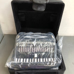 Sofiamari SM3472 Accordion, 34 Piano Keys, 72 Bass Buttons, Gray Pearl, w/ Case