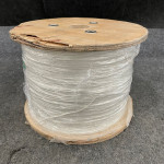 UL3266 18(16) AWG White XLPE Wire, 300V, 5000FT Spool, RoHS Compliant