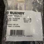 Burndy YH292CWC Crimpit Cover Kit, Wire Connector & Insulating Cover, New Burndy YH292CWC Crimpit Cover Kit, Wire Connector & Insulating Cover, New