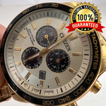 Citizen Men's Eco-Drive Perpetual Calendar Chronograph Gold Watch E820-R012371