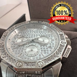 Bulova Octava Stainless Steel Swarovski Crystals Men’s 42mm Watch Model 96C134