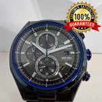 Citizen Wristwatch B612-S122821 Black & Blue Stainless Steel Quartz