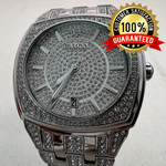 Bulova Swarovski Crystal Pave Men's Watch 96B296