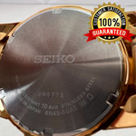 SEIKO Quartz Gold Tone Stainless Steel Men's Watch - 6N43-00A0