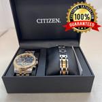 Citizen Men's Eco-Drive Chronograph Two-Tone Stainless Steel Watch (Box Set)