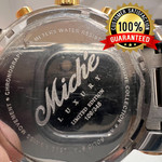 Miche Luxury Limited Edition Natural Diamond Wrist Watch 109/348, Gold Stone