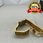 Wittnauer Men's Quartz $575 Diamond Accent Gold-Tone 49mm Watch #WN3092