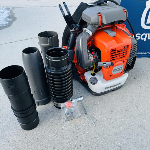 Husqvarna 570BTS 66-cc 2-cycle 972-CFM 236-MPH Gas Backpack Leaf Blower