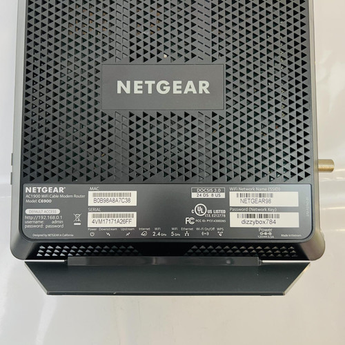 Netgear C6900-100NAS AC1900 Nighthawk Modem Router