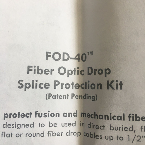 Uraseal Fod-40 Fiber Optic Drop Splice Closure Protection Kits