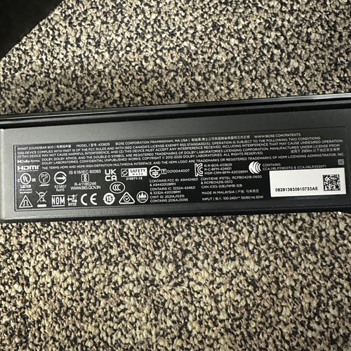 Bose Smart Soundbar 900 Home Theater Bose Smart Soundbar 900 Home Theater