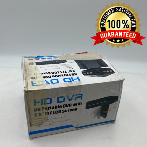 HD Portable DVR With 2.5" TFT LCD Screen Car Recorder (Like New)
