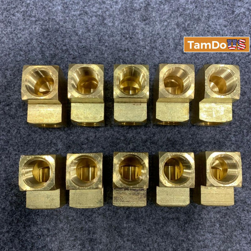Lot Of 10 Elbow Brass 309-8-bar Lot Of 10 Elbow Brass 309-8-bar