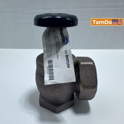 Bluefin RVST150 - 1-1/2" (FIP x Male Union) Steam Angle Radiator Valve