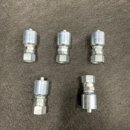 5x Parker 1JC43-8-6 JIC 37° Female Swivel 90° Elbow Fittings 1/2" Hose, NEW 5x Parker 1JC43-8-6 JIC 37° Female Swivel 90° Elbow Fittings 1/2" Hose, NEW