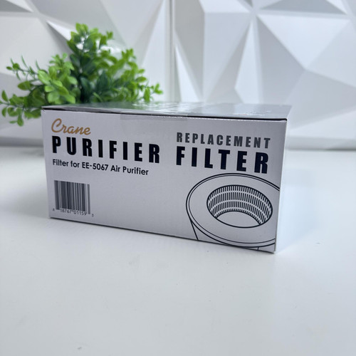 (Lot of 2) Crane Purifier Filter for EE-5067 Air Purifier Replacement Filter (Lot of 2) Crane Purifier Filter for EE-5067 Air Purifier Replacement Filter