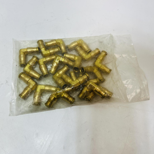 Dayco DOT-PTC-1/4 Union Elbow Fittings, 20-Pack, for Automotive Brake Lines