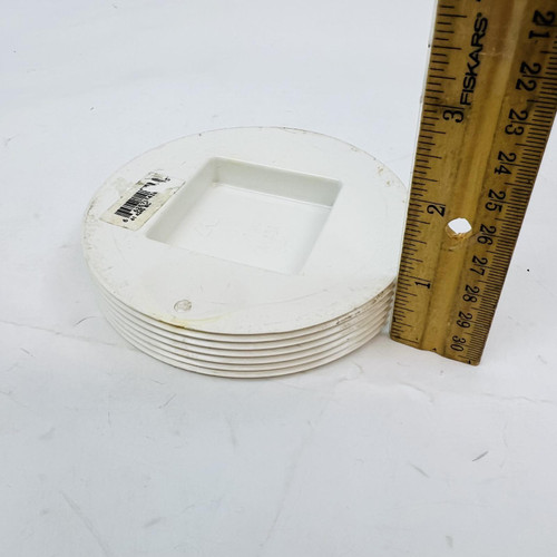 (Lot of 2) 4" / 100MM PVC-PSM Sewer Drain Plug/Cap/Fitting - Made in Canada (Lot of 2) 4" / 100MM PVC-PSM Sewer Drain Plug/Cap/Fitting - Made in Canada