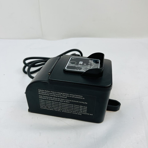 Low Voltage Landscape Transformer 100W 12VAC Outdoor Lighting Photocell Timer