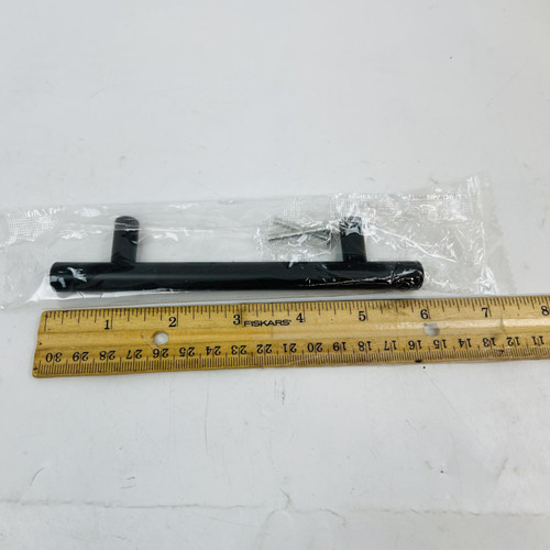 (10x)Black T-Bar Cabinet Pulls Handles 6" Overall / 4" C-C Dresser Drawer Modern
