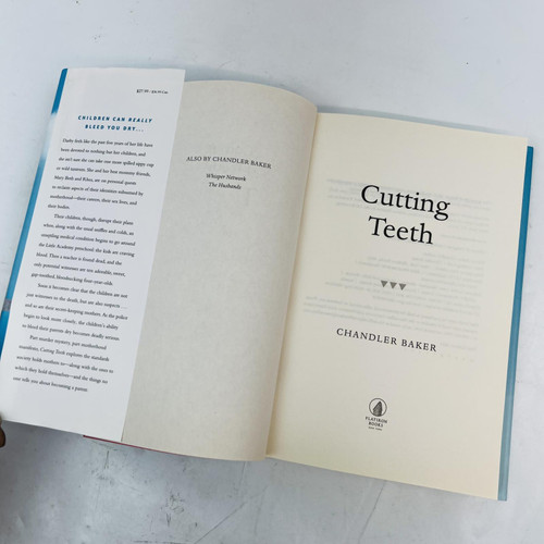 Cutting Teeth by Chandler Baker Hardcover Novel Thriller Fiction Cutting Teeth by Chandler Baker Hardcover Novel Thriller Fiction