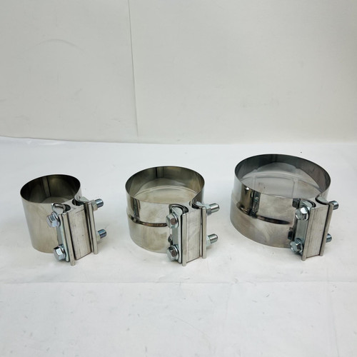 Stainless Steel Exhaust Clamp,Universal Car Pipe Clamp Set Stainless Steel Exhaust Clamp,Universal Car Pipe Clamp Set