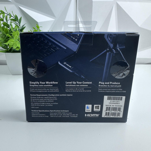 Elgato Cam Link 4K HDMI Camera to USB Capture Card for Live Stream & Content Elgato Cam Link 4K HDMI Camera to USB Capture Card for Live Stream & Content