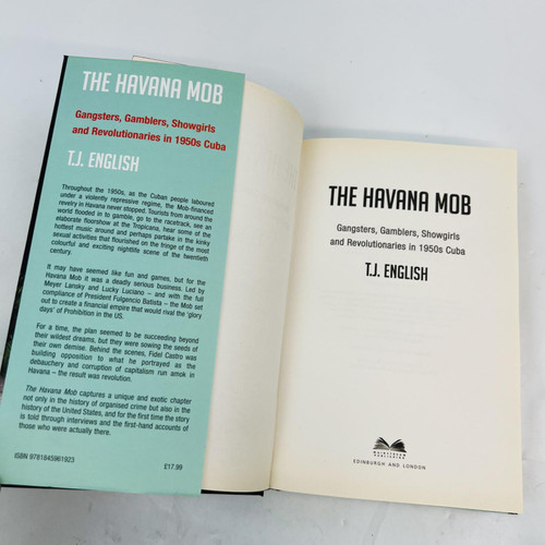 The Havana Mob by T.J. English - Gangsters Gamblers 1950s Cuba Hardcover