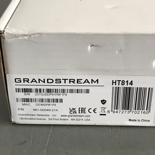 Grandstream HT814 4-Port FXS VoIP Gateway with Gigabit NAT Router, SIP Support