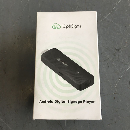 Optisigns Android Stick Digital Signage Player HDMI, WiFi, 4K Display Support