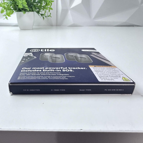 @tile by Life360 Wireless Tracker 4-Pack, Built-in SOS, Bluetooth, Key Finder