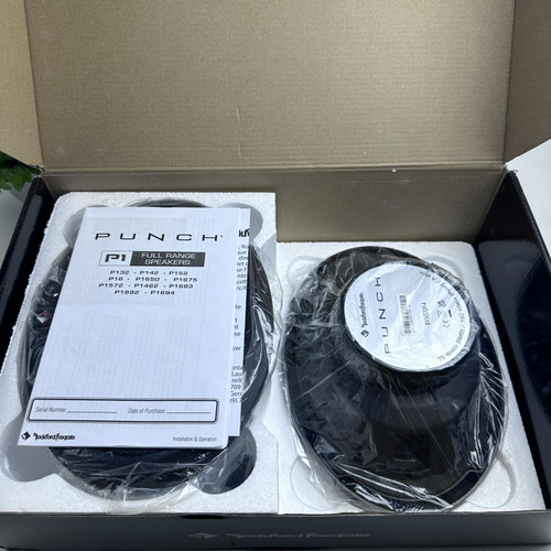 Rockford Fosgate P1694 6"x9" 4-Way Coaxial Full-Range Car Speakers Pair, 150W Rockford Fosgate P1694 6"x9" 4-Way Coaxial Full-Range Car Speakers Pair, 150W