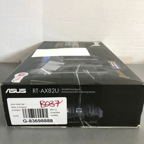 ASUS RT-AX82U AX5400 Dual Band WiFi 6 Gaming Router, Extendable Mesh, RGB