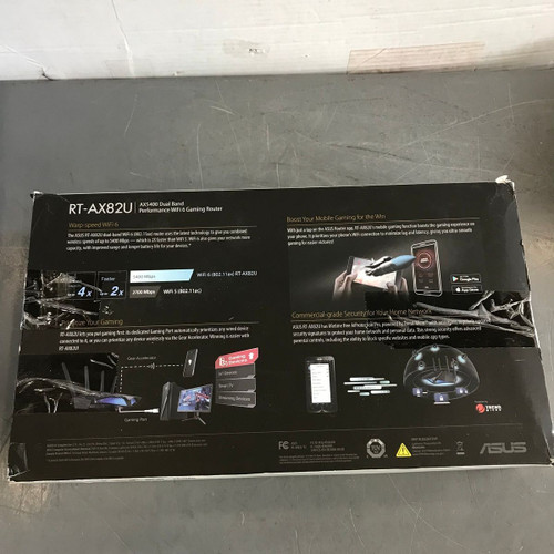 ASUS RT-AX82U AX5400 Dual Band WiFi 6 Gaming Router, Extendable Mesh, RGB