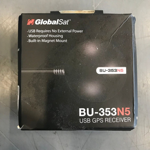 Globalsat BU-353N5 USB GPS Receiver, High Sensitivity, Waterproof, Windows/Mac