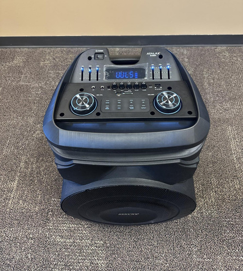 ATALAX Samba Professional Wireless Speaker, 5500W PMPO, Bluetooth, FM, LED Light