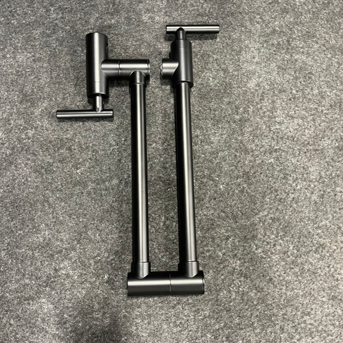 Pot Filler Faucet, Matte Black, Wall Mount, Folding Swing Arm, 1.8GPM Pot Filler Faucet, Matte Black, Wall Mount, Folding Swing Arm, 1.8GPM